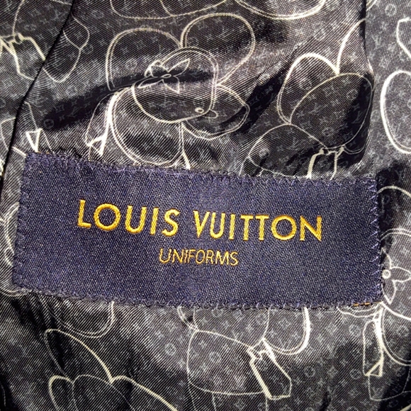 Louis Vuitton Navy Uniform Blue Wool Slim Blazer - Picture 5 of 7